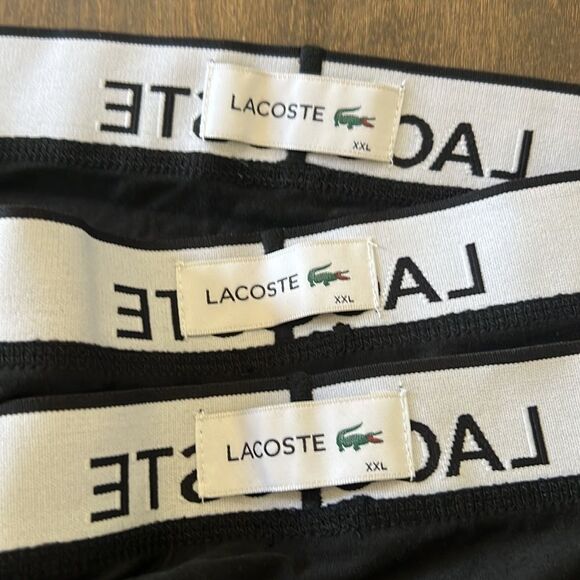 LACOSTE Men's 3pk. Regular-Fit Stretch Logo Band Briefs - Picture 10 of 14